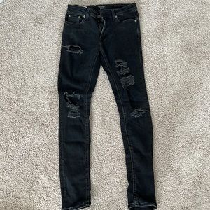Like New! Jack & Jones Skinny Ripped Jeans